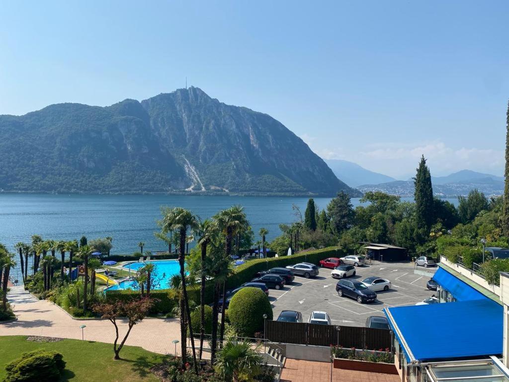 Ferien Am Luganer See Mit Seesicht Bissone Zewnętrze zdjęcie